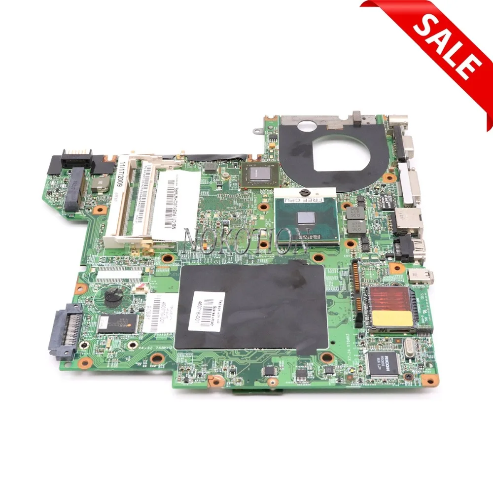 NOKOTION 460716-001 448596-001 Laptop Motherboard for HP Compaq pavilion dv2000 V3000 G86-631-A2 update graphics Mainboard цена NOKOTION 460716-001 448596-001 Laptop Motherboard for HP Compaq pavilion dv2000 V3000 G86-631-A2 update graphics Mainboard цены онлайн