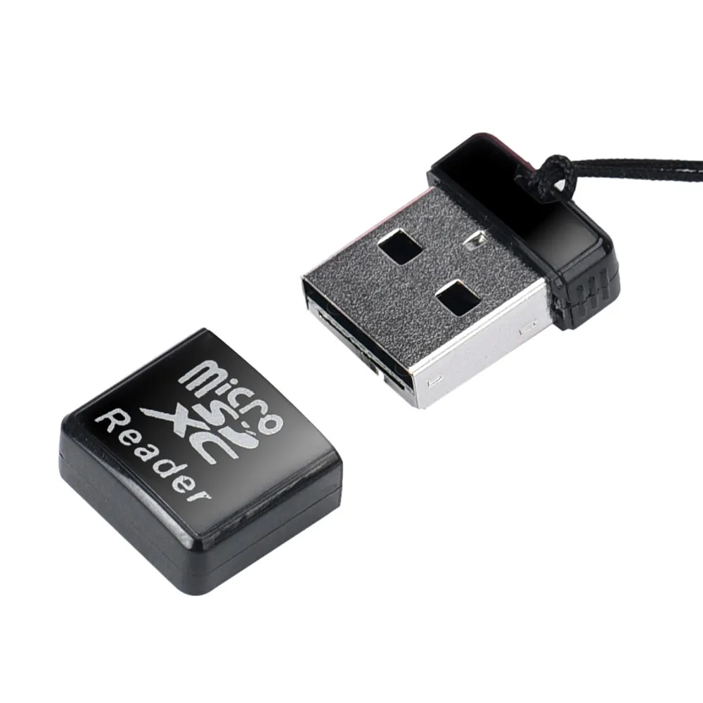 

Mini Simple Single Port Reader Express Transfer File Reader Super Speed USB 2.0 Micro SD/SDXC TF Card Reader Adapter Notebook