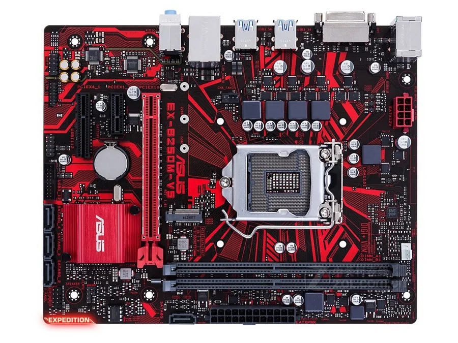 

Asus EX-B250M-V5 Desktop Motherboard B250 Socket LGA 1151 For Core i7 i5 i3 DDR2 32G USB3.0 Micro ATX Original Used Mainboard
