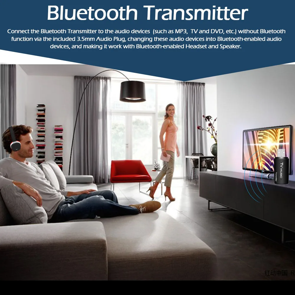 Bluetooth передатчик для ТВ MP3 ПК|usb transmitter|stereo transmittertransmitter usb |