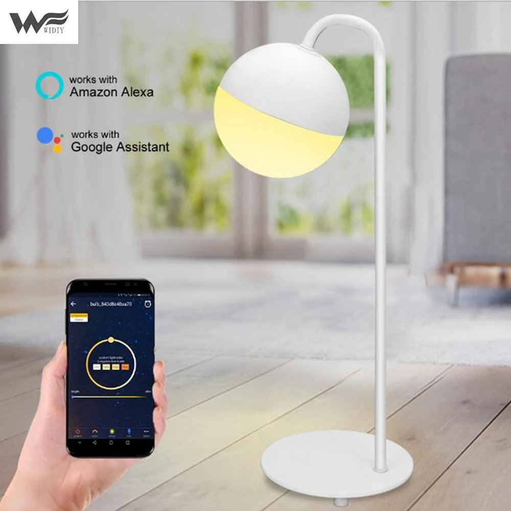 

led night light table lamp Smart wifi Amazon Alexa Google home Tmall voice control night ligh