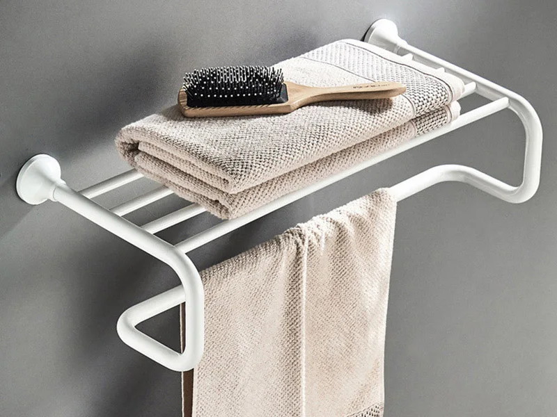 towel rack white 1