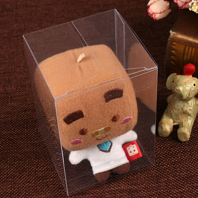 FREE SHIPPING 100PCS 7 X 7X 10 CM Clear PVC Candy Boxes,Wedding Favor Box, Baby Shower Bridal Shower Sweet Gift Box Display