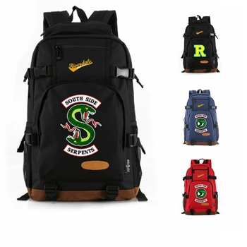 

Riverdale South Side Serpents Women Men Backpack Bag Oxford Cloth Middle School Students' School Bag Shoulder Travel bag