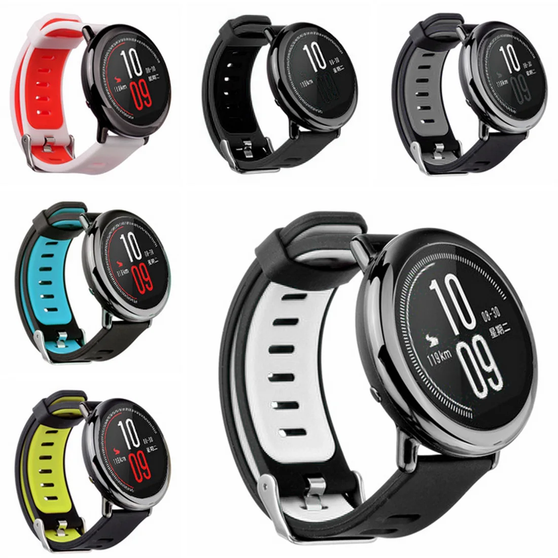 Replacement Sports Silicone Watch Band For Huawei AMAZFIT, Wrist Strap For Smart Watch