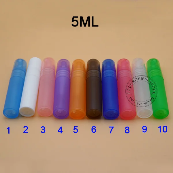 

(50 pieces/lot) 5ml Perfume Bottle Plastic Mini Spray Bottle Mist Atomizer Bottle Refillable Bottles