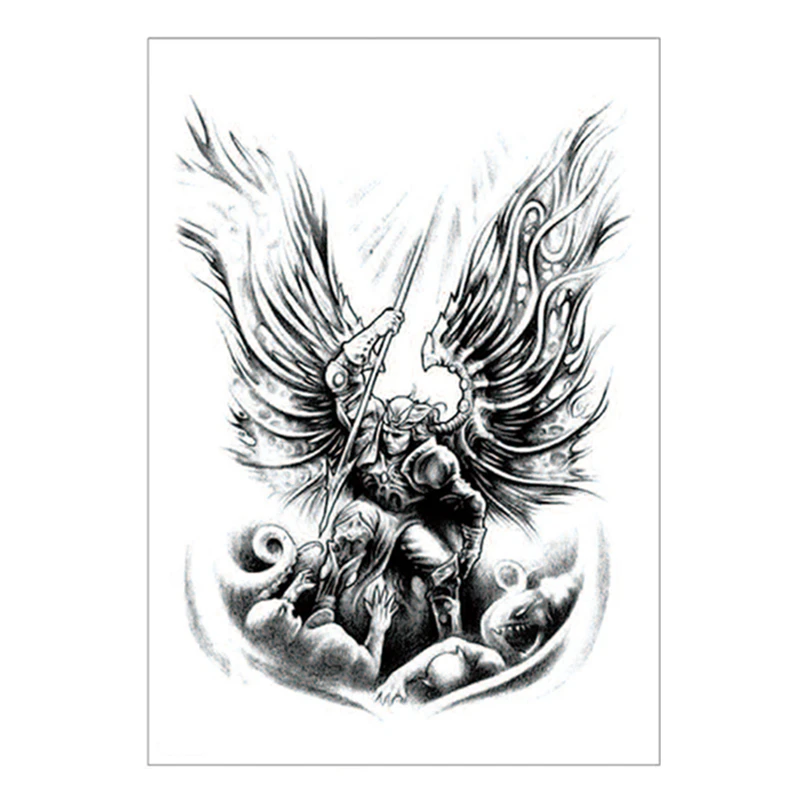 Безликий ангел эскиз тату