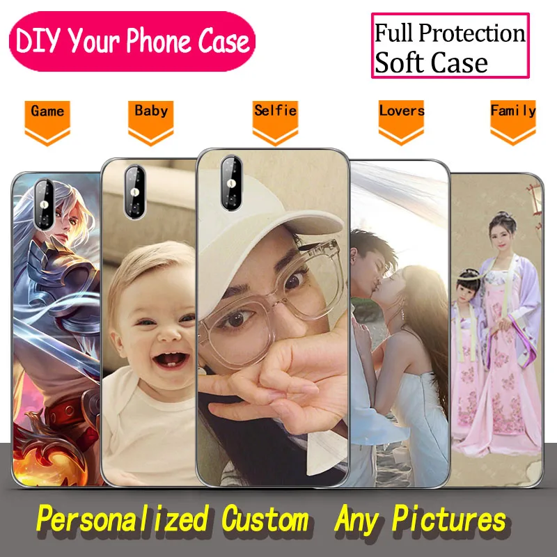 Custom DIY Photo Phone Case For iLA X Soft Silicone Image Back Any Pictures Unique Design |