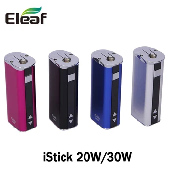 

Original Eleaf Istick 30W and 20w Battery 2200mAh IStick Box Mod with VV/VW Modes OLED Screen Fit Melo Series Tank E Cigarette