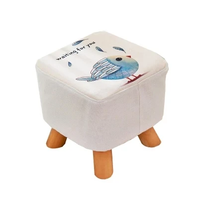 Нордический маленький диван табурет ткани маленькие скамейки чайный стол табурет