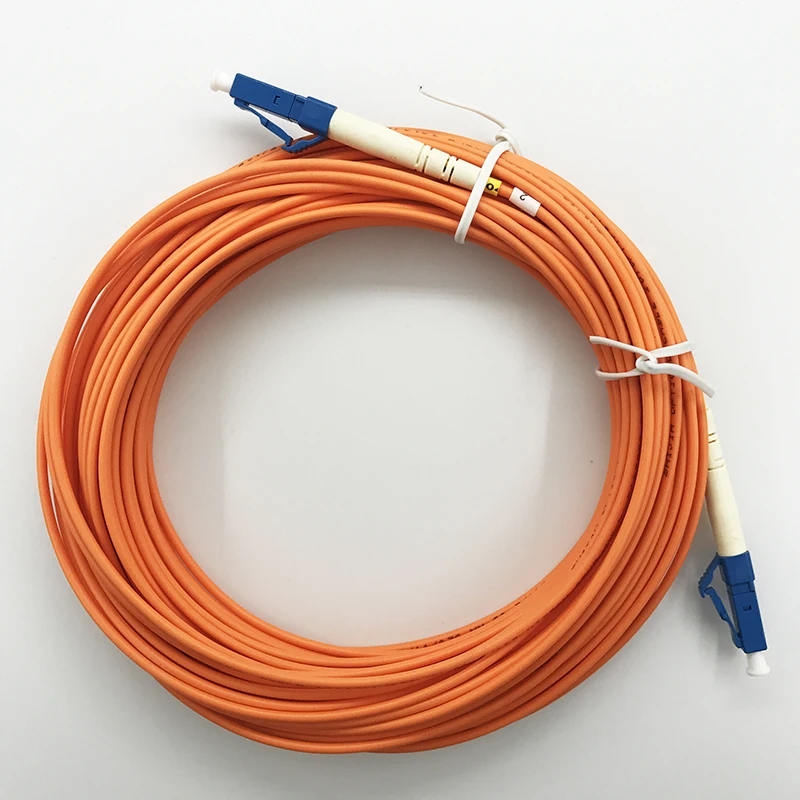 5 шт./лот LC-LC джемпер диаметр 2,0 мм LC-LC многомодовый оптоволоконный кабель 15 м одноядерный 5 шт