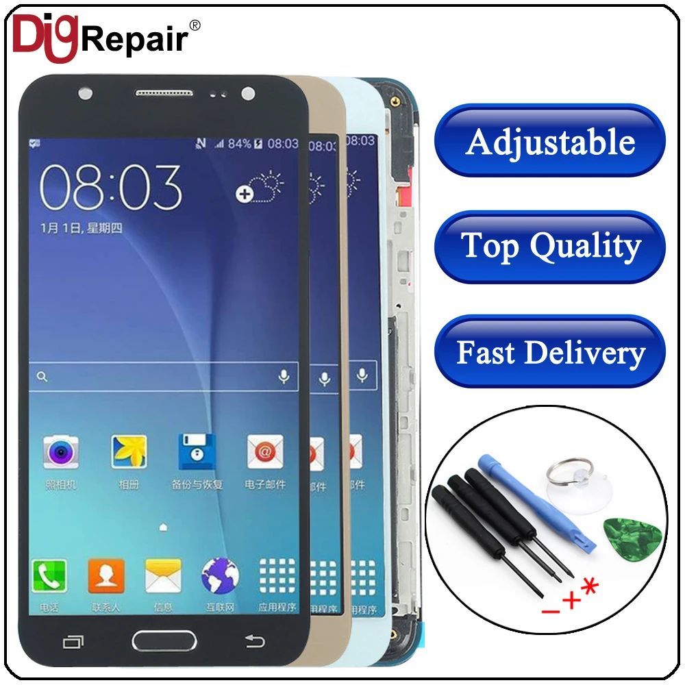 

Display For Samsung J5 2015 lcd J500F J500FN J5008 Display Touch Screen Digitizer Frame Assembly Repair j5 2015 Screen J500 lcd