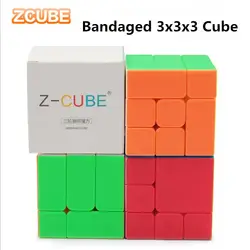 Новый ZCube бандажный 3x3x3 Кубик без наклеек 3x3 магические кубики Профессиональный пазл для Тренировки Мозга куб для magico куб обучающий игрушки
