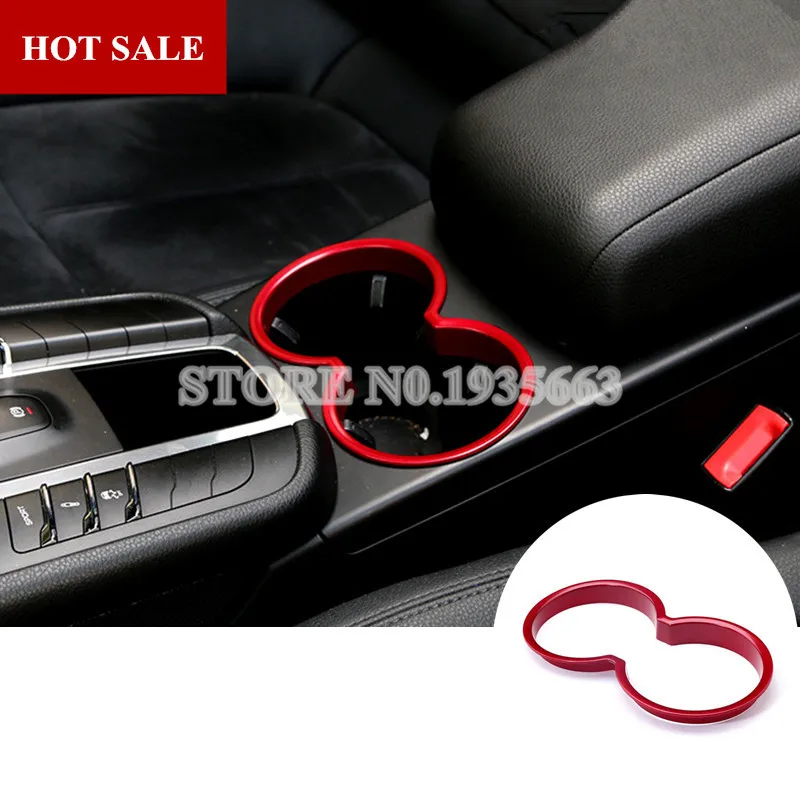For Porsche Macan font b Interior b font Car Door Speaker Cover Trim Red Silver Blue