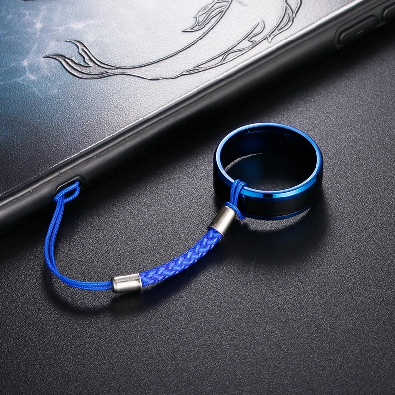 

New Phone smart rings lanyard detachable test temperature strap ID card key ring phone lanyard strap phone accessories 2019
