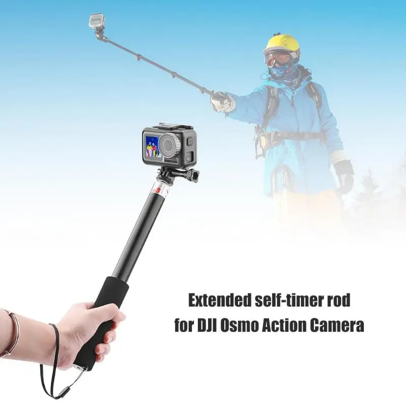 

Extension Selfie Stick Pole Rod Self-timer for DJI Osmo Action Sports Camera Extension Rod Mobile Phone Holder Accessories