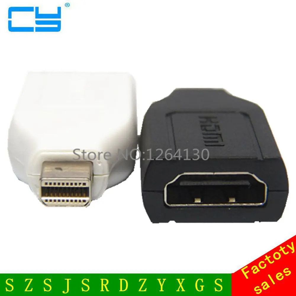 

Mini DP Display Port Male to HD-compatible Female Adapter for MacBook Pro Mac iMac Air HDTC Projector