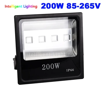

Wholesale Waterproof IP65 200W Led Flood light 85-265V outdoor lighting White/Warm White/RGB/Red/Blue/Green For Hotel Grass