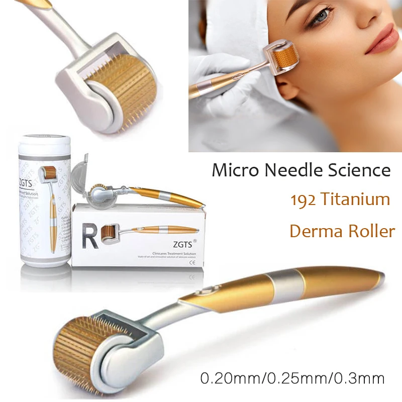 Premium 192 Titanium Micro Needle Derma Roller Safe Effective For Ance  Scars Wrinkles Finelines Hair Care Skin Care - Face Skin Care Tools (none  Electric) - AliExpress