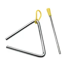 Children Toy Musical Instrument Rhythm Band Triangles Angle Iron Educational Preschool