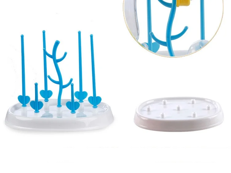 Сушилка для детских бутылочек, синяя сушилка для детских бутылочек, сушилка для детских бутылочек, сушилка для хранения