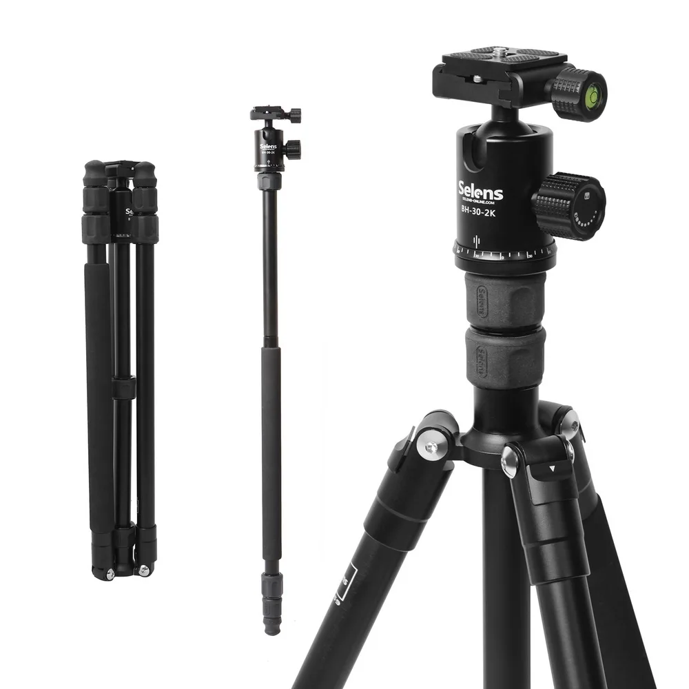 En Ligne Selens TA 359 voyage trépied appareil photo REFLEX monopode portable photographie en plein air triangle support