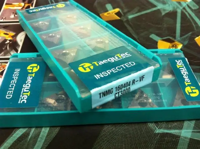 

tungsten carbide inserts turning tools Taegutec TNMG160404R-VF CT3000 wholesale TNMG 160404 R-VF CT3000