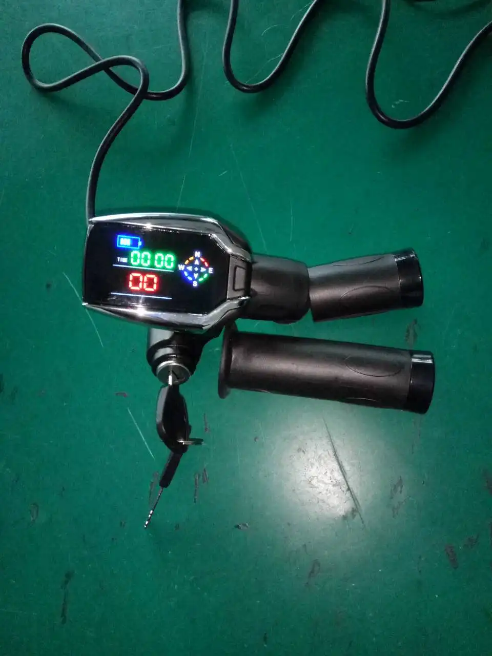 Половина «ГАЗа» 24v36v48v60v72v+ gps+ светодиодный дисплей+ переключатель/Замок Роллинг ручки акселератора для электрического велосипеда MTB трехколесный скутер часть