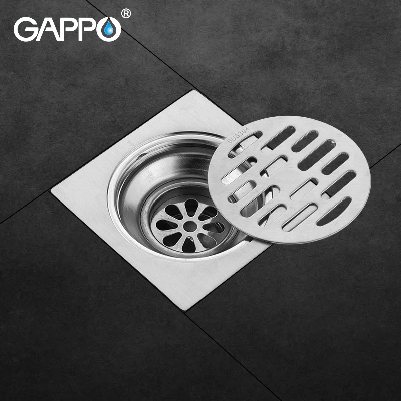 

GAPPO drains shower floor drains shower cover washing drainer Waste Grate shower floor plug drainage sink hole cover