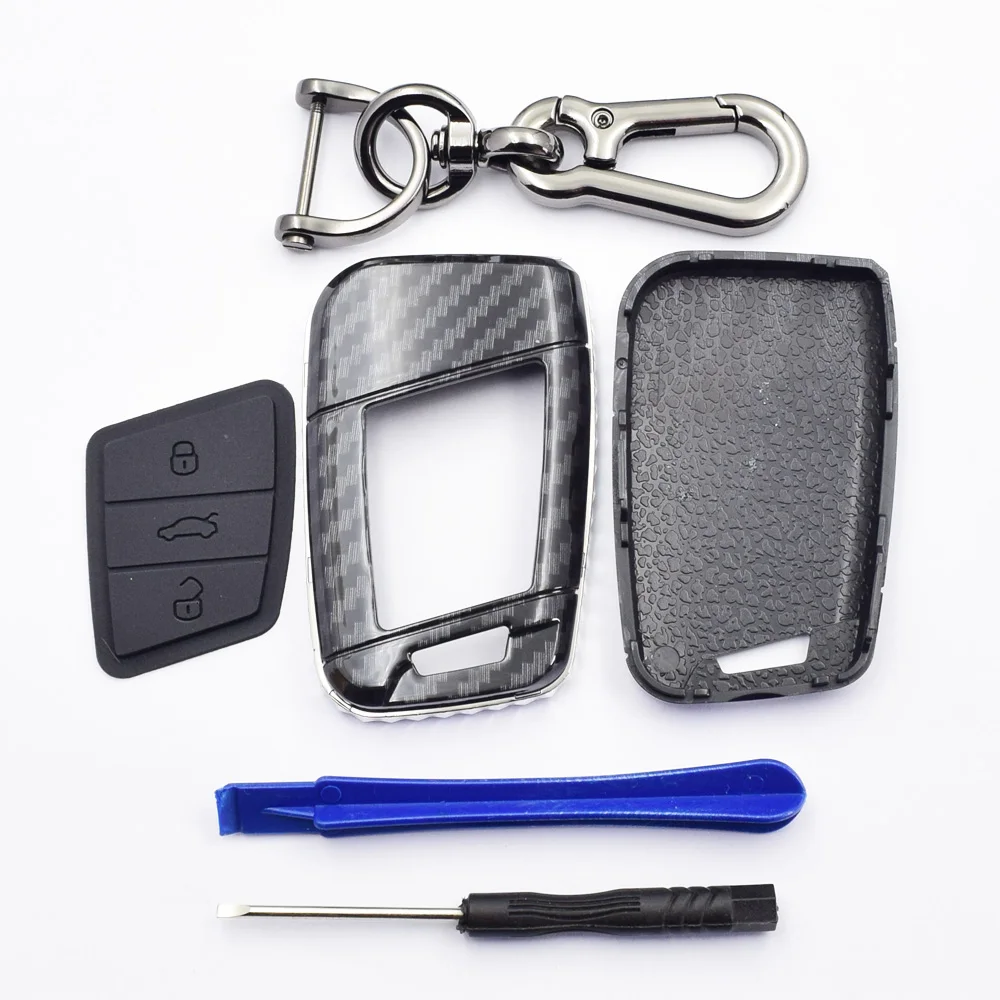 ATOBABI автомобиль случай ключ брелок для Volkswagen VW Magotan Tiguan MK2 Passat B7 B8 CC для Skoda Superb A7 Smart Remote Shell Крышка