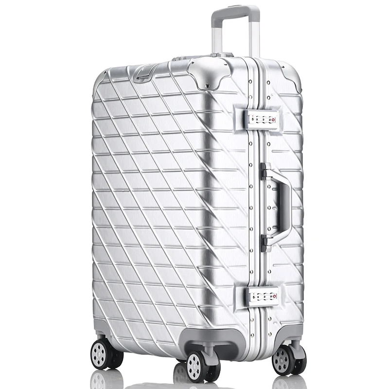 

LeTrend High capacity Rolling Luggage Spinner Suitcase Wheels 20 inch Hardside Carry on Trolley Aluminum Frame Travel Bag