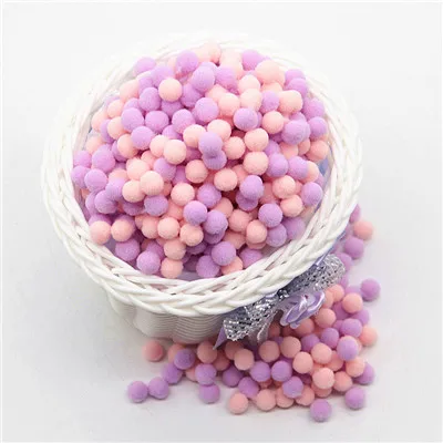 Мини Помпон 8 мм Pom Poms Ponpon многоцветные Pompony ремесла поставки DIY для детской игрушки швейные украшения для дома и свадьбы 20 г - Цвет: 0326 20g