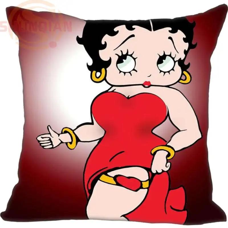 Новинка Betty Boop декоративная Свадебные наволочки индивидуальный подарок для наволочки 35X35 см, 40X40 см(с одной стороны - Цвет: 1