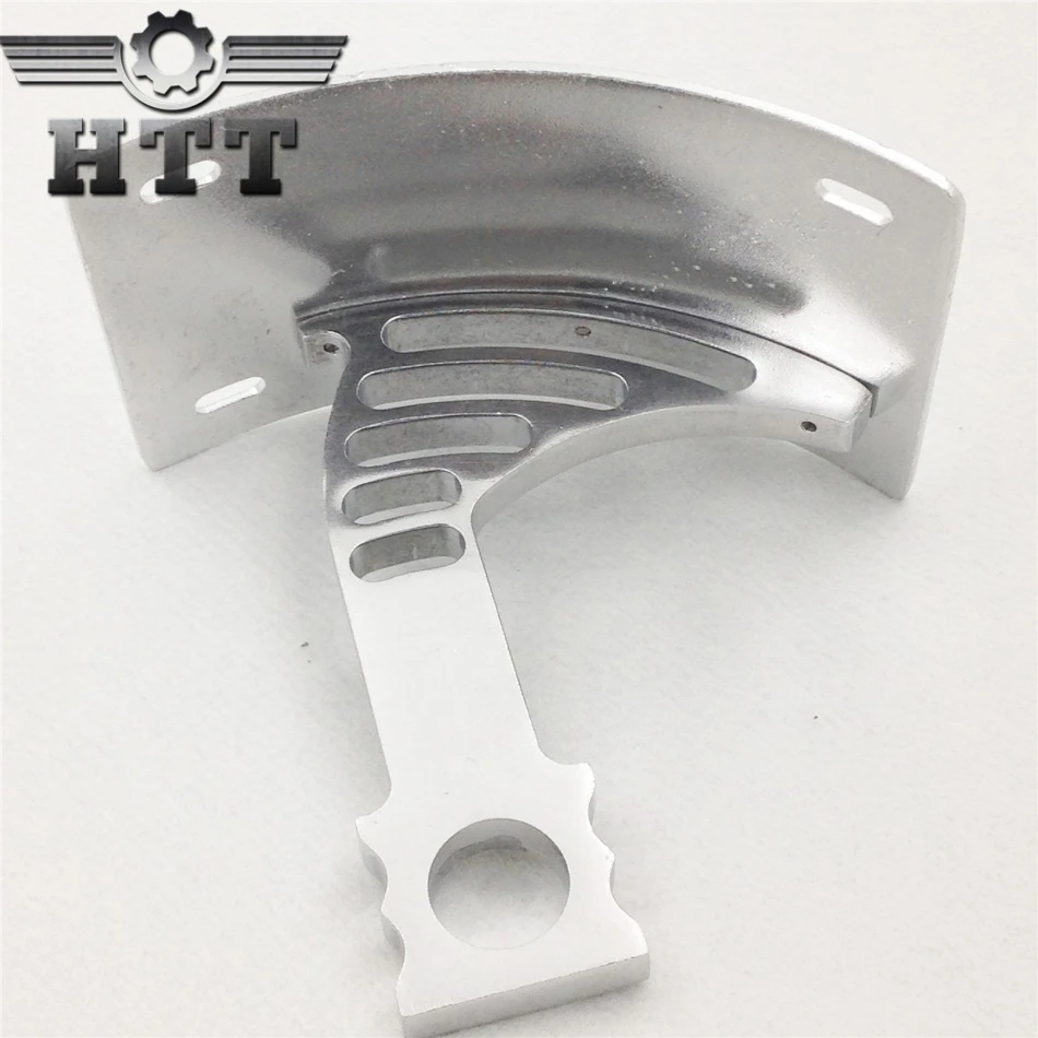 Aftermarket free shipping motorcycle parts Curved side Mount License Plate Tag Holder Bracket
