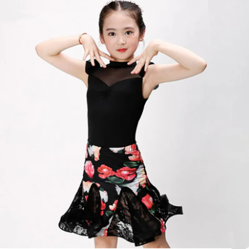 Детская одежда для бальных танцев костюм сальсы Танго румбы самбы детское