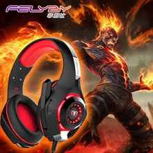 New gaming headphones for a mobile phone PS4/PSP/PC 3.5mm Wired Headphone with Microphone LED Lamp Noise Canceling Earphone