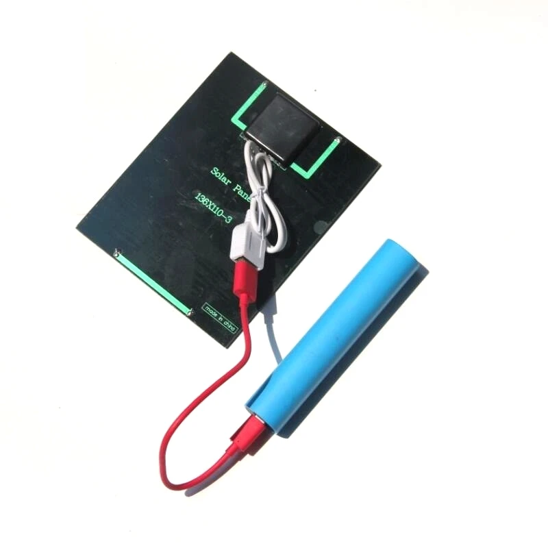 

Wholesale 50PCS/Lot Epoxy Solar Panel With USB 2W 6V Mini Solar Cell Easy DIY Solar Module System/Solar Toys Education Kits