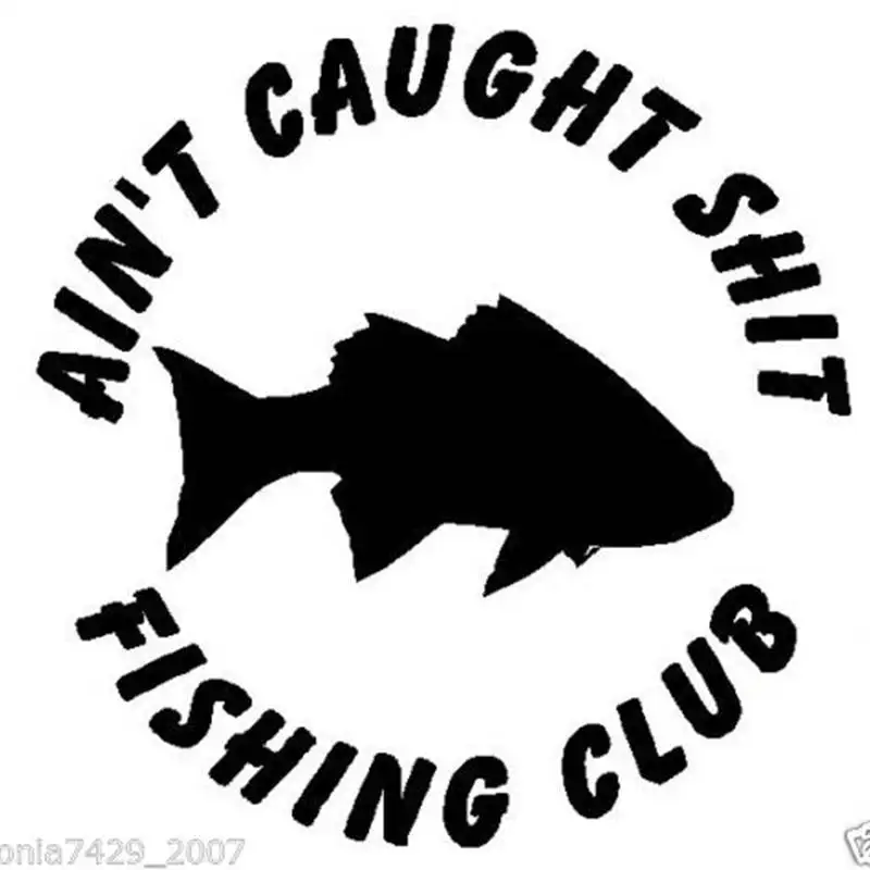 Fishing Sticker Name Fish Logo Decal Angling Hooks Tackle Shop Posters