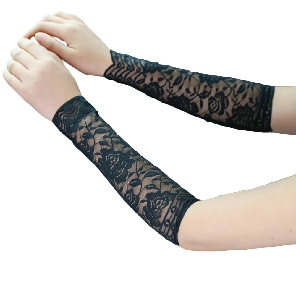 1 пара Женская мода лето кружева УФ Татуировка шрам рука рукава крышка защита от солнца