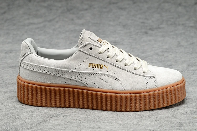 Nueva llegada Puma de Rihanna Suede Creepers mujeres y zapatos transpirables bádminton zapatos zapatillas tamaño 36 44|Bádminton| - AliExpress