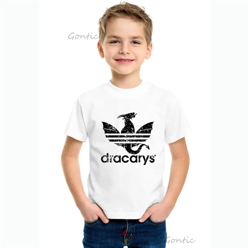 Dracarys/детская футболка для девочек и мальчиков Детская мать драконов летняя