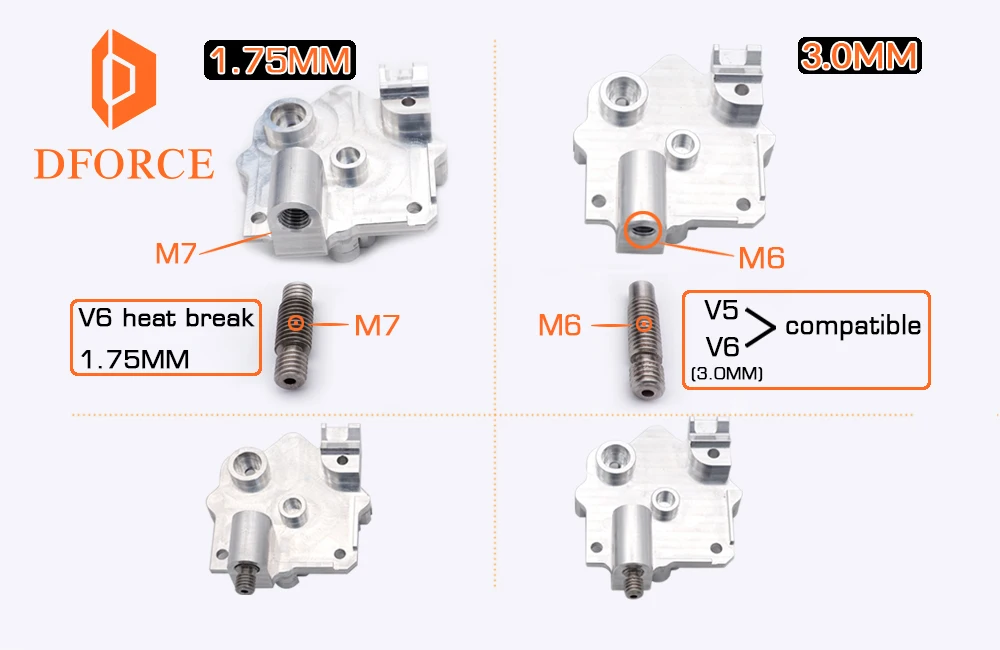 DFORCE titan экструдер полный комплект titan Aero PT100 hotend экструдер полный комплект reprap mk8 i3 совместимый TEVO ANET I3 3d принтер