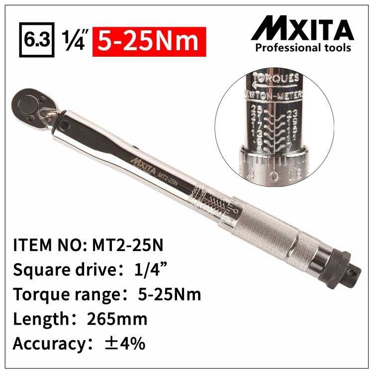 MXITA ключ с регулируемым крутящим моментом 1 6N 2 24N 5 25N 60N 20 110N 10 150N 28 210N ручной гаечный