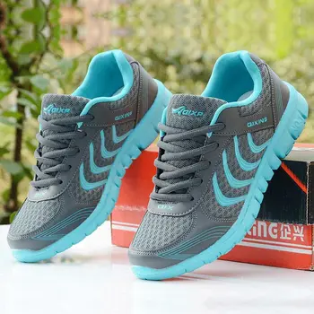 

Breathable Fashion Women Sneakers Shoes 2019 White Colors Women Casual Shoes Laces Tenis Feminino Fast delivery mesh shoes woman