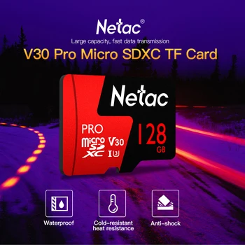 

Netac 128GB 64GB Pro TF Memory Card Data Storage V30/UHS-I U3 High Speed Up to 98MB/s tf cards