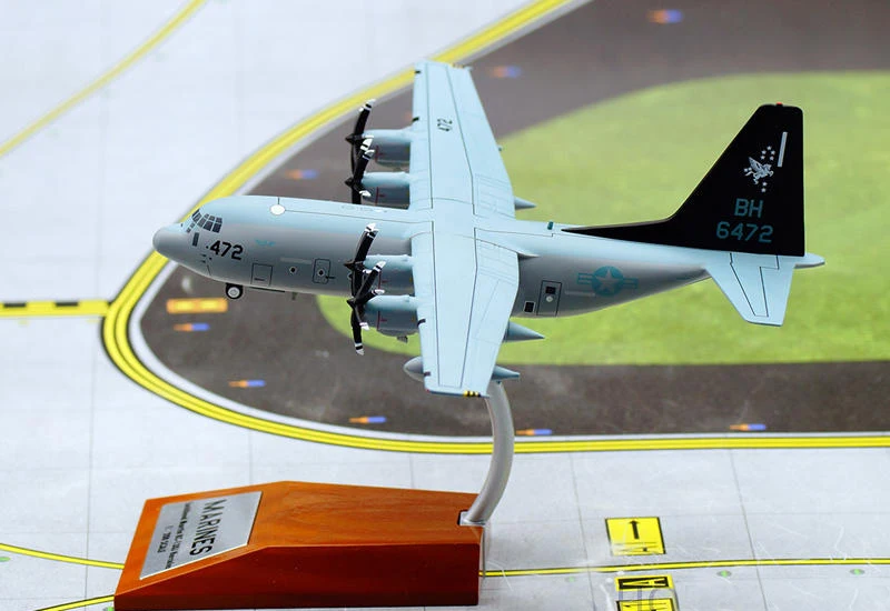 

new Fine Inflight 1/200 US Marine Corps KC-130J Hercules refueling machine 166472 Alloy aircraft model Collection model Holiday