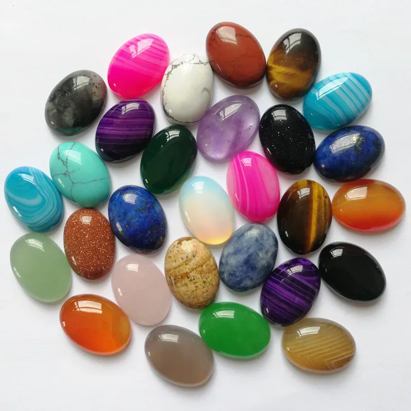 Stone Cabochon Charms | Stone Beads - Fashion 13x18mm Stone Charms ...