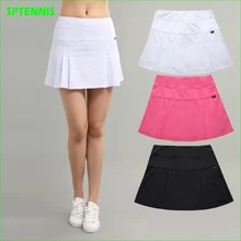 Новая Профессиональная теннисная юбка для бадминтона, женские спортивные юбки для пинг-понга с внутренним карманом для мяча, быстросохнущая
