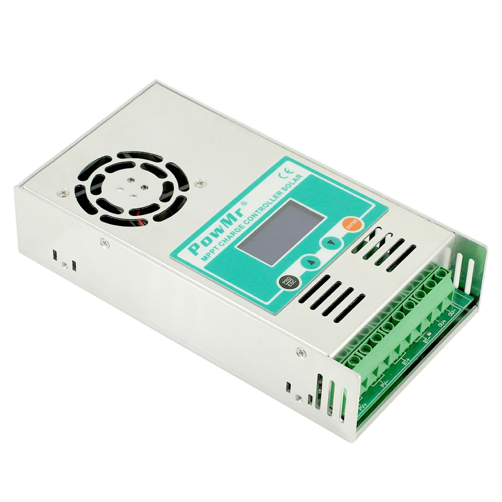 PowMr MPPT 60A 50A 40A 30A Контроллер заряда и разряда 12 В 24 в 36 48 авто для Max PV 190VDC свинцово