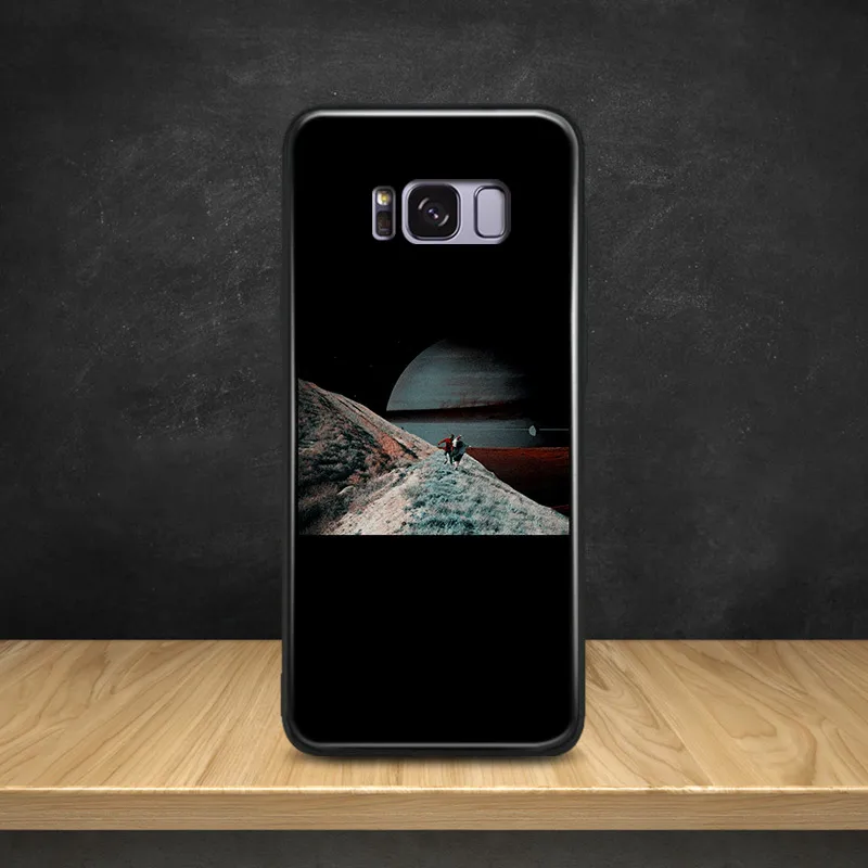 

Aesthetic style Abstract Pattern TPU Soft Silicone Phone Case Shell Cover For Samsung S7 Edge S8 S9 Plus Note 8 9